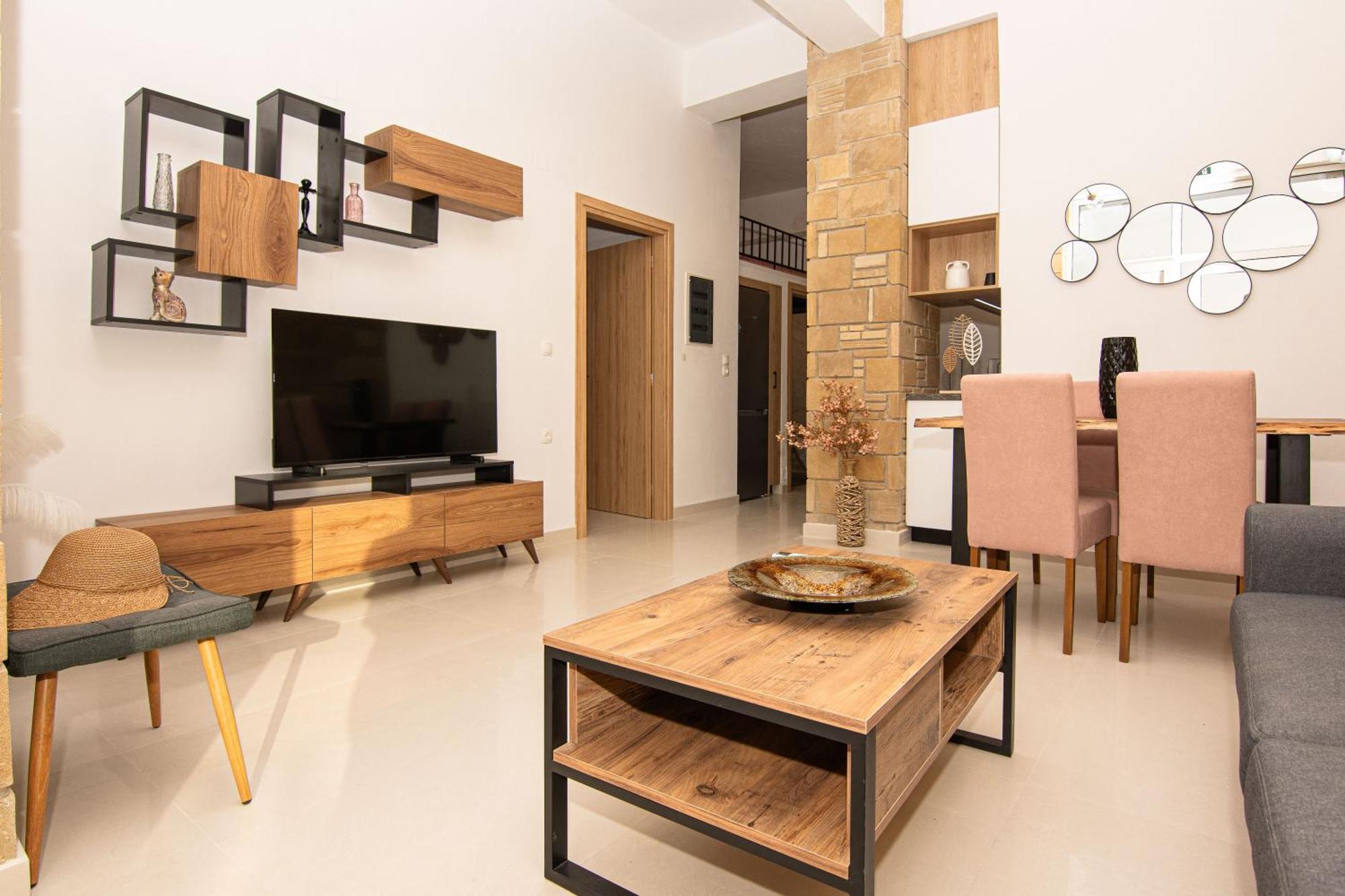 Rikanthos Stone Sea View Apartment Ιι Kíssamos Dış mekan fotoğraf