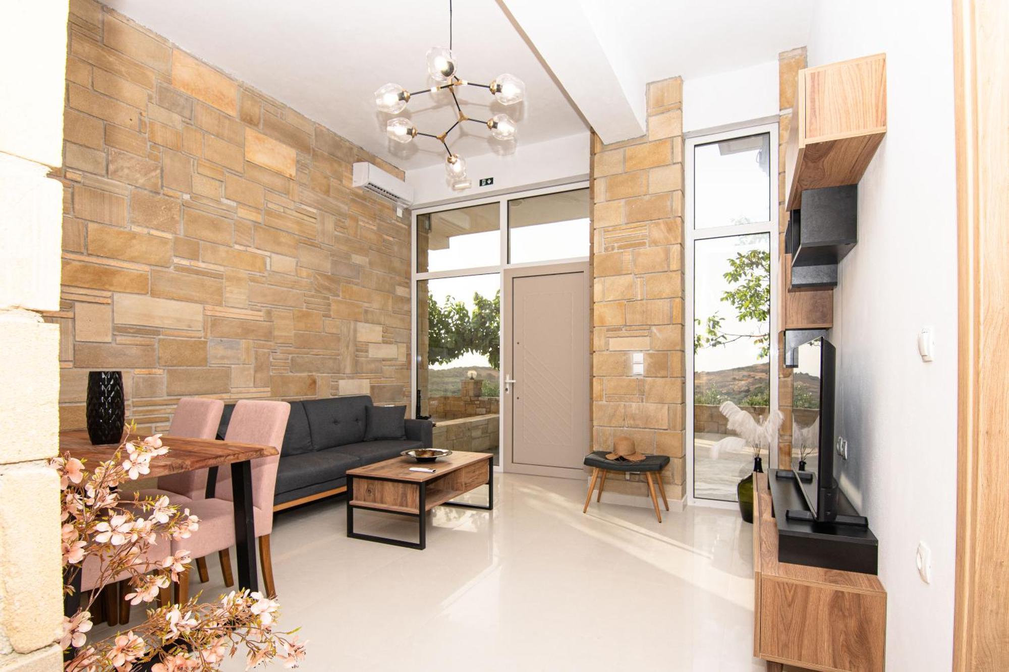Rikanthos Stone Sea View Apartment Ιι Kíssamos Dış mekan fotoğraf