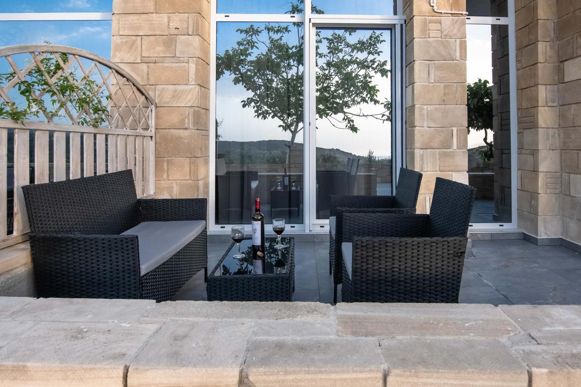 Rikanthos Stone Sea View Apartment Ιι Kíssamos Dış mekan fotoğraf