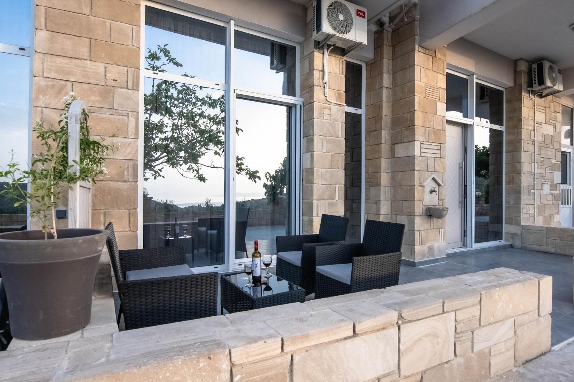Rikanthos Stone Sea View Apartment Ιι Kíssamos Dış mekan fotoğraf